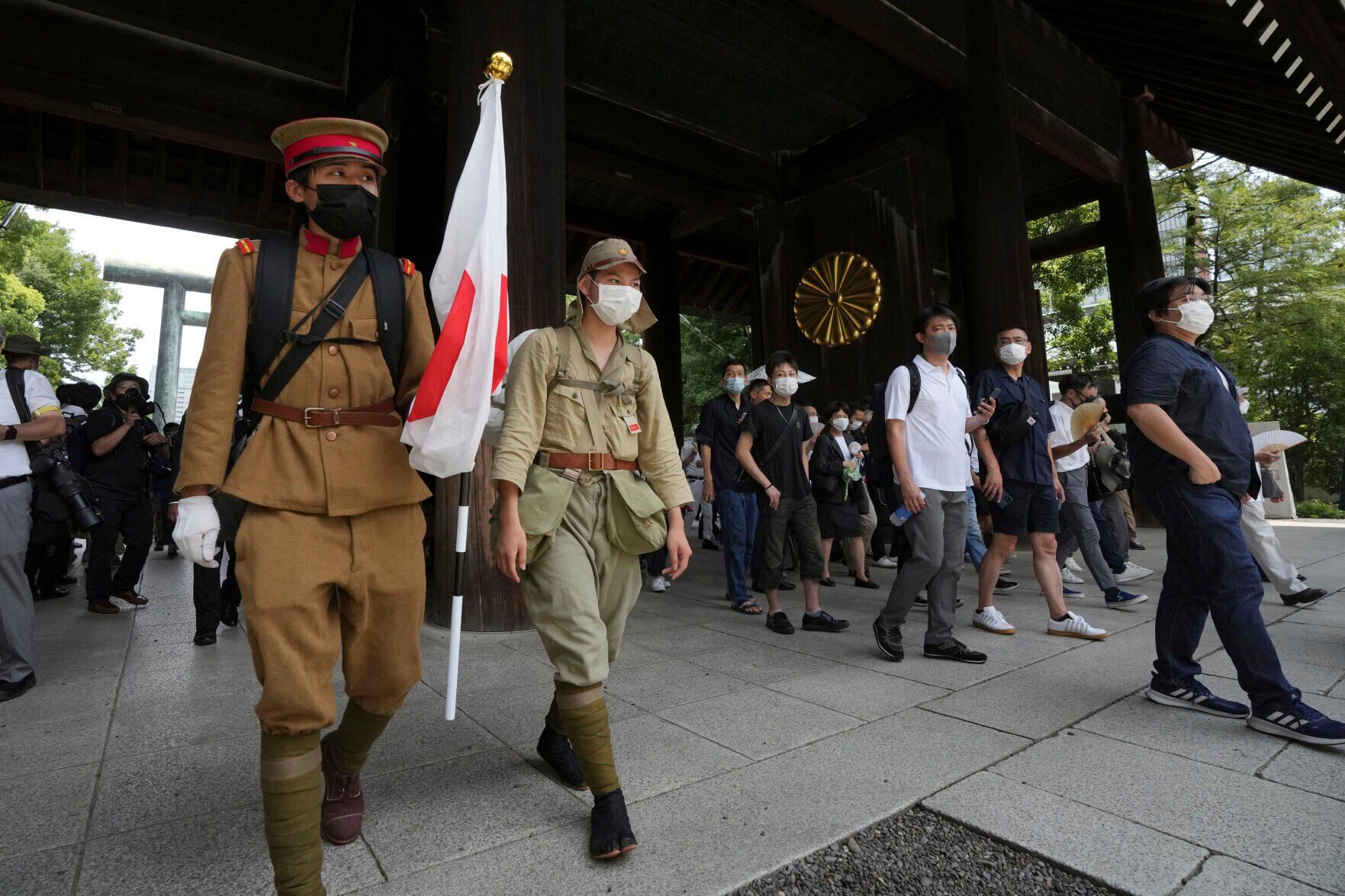 APTOPIX Japan WWII Anniversary